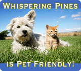 Whispering Pines is a Pet Friendly Park